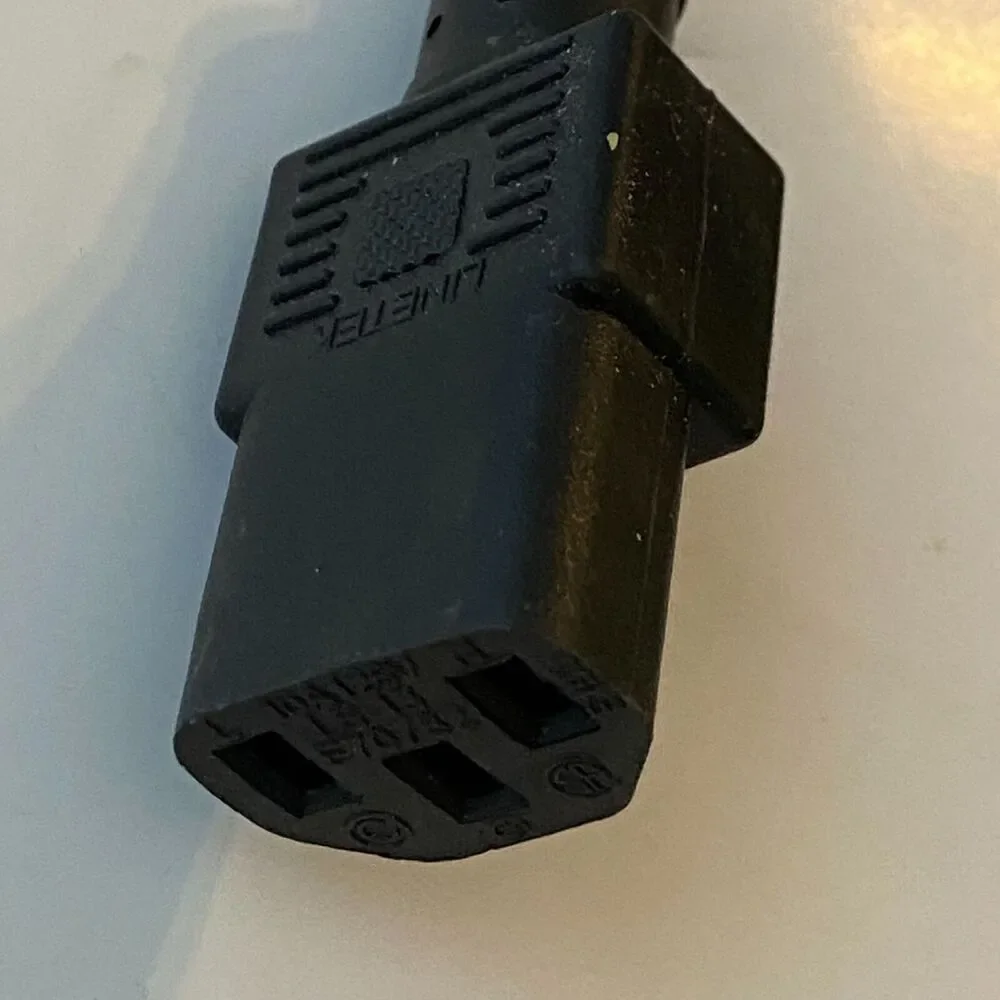 Linetek Power Cord Cable LL90989 E138949-E Black SVT